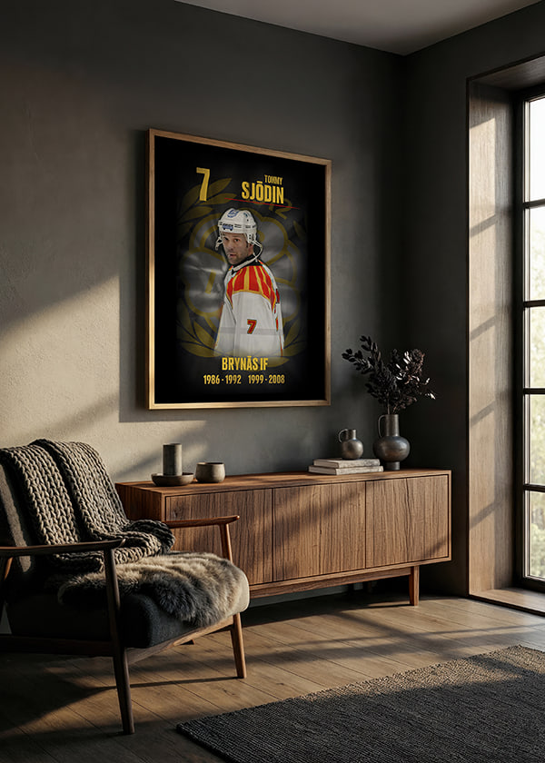 Poster Tommy Sjödin Hedringsvepa Brynäs crossfade