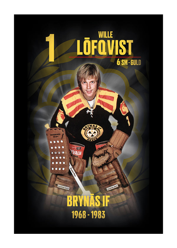 Poster Wille Löfqvist Hedringsvepa Brynäs