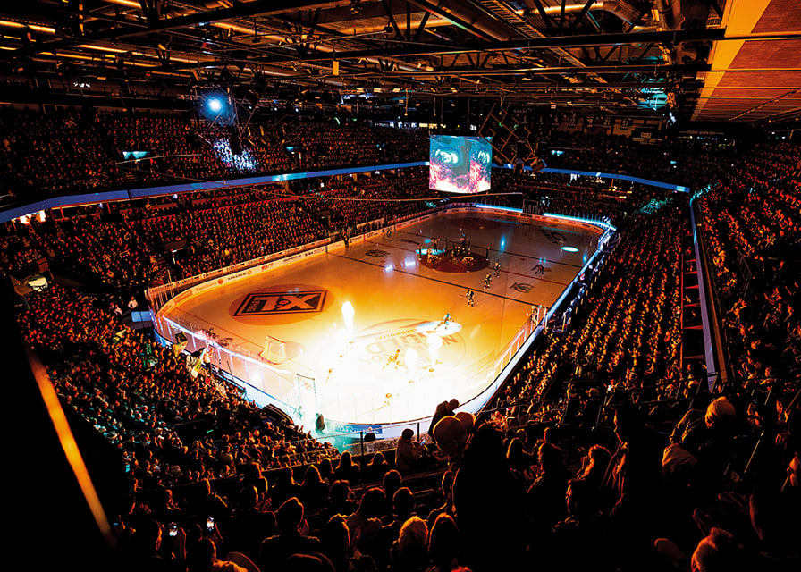 Hockeyintro 2025 Färjestad BK och Linköping-12