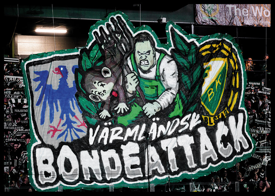 Värmländsk Bondeattack Tifo Färjestad BK 2025-12