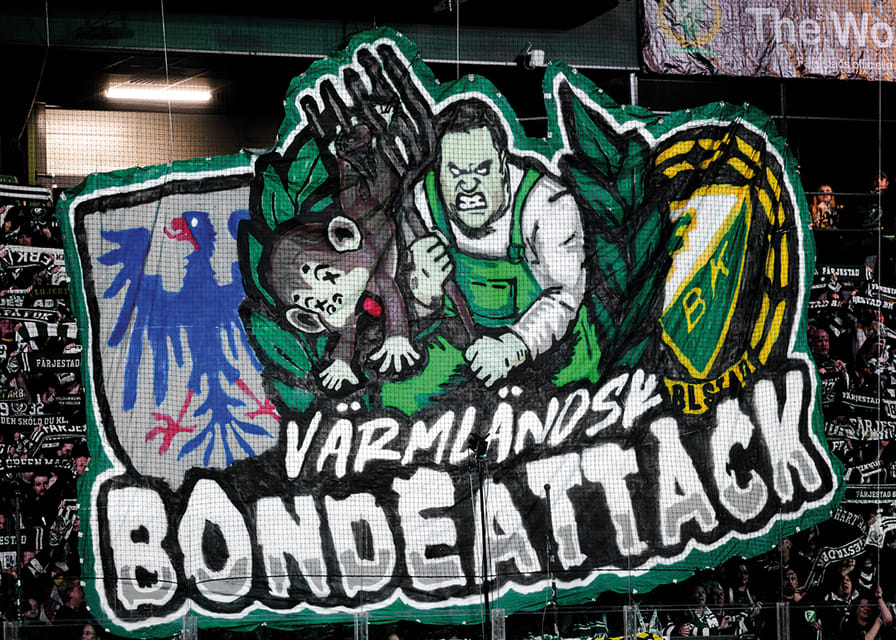 Värmländsk Bondeattack Tifo Färjestad BK 2025-12