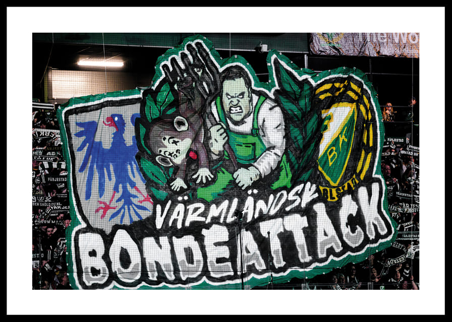 Värmländsk Bondeattack Tifo Färjestad BK 2025-12