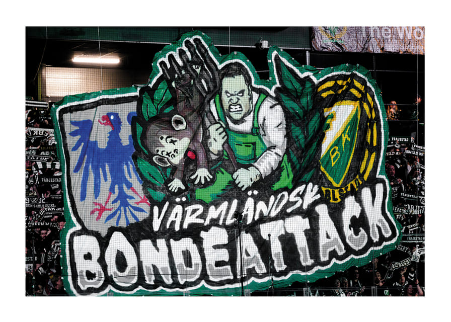 Värmländsk Bondeattack Tifo Färjestad BK 2025-12