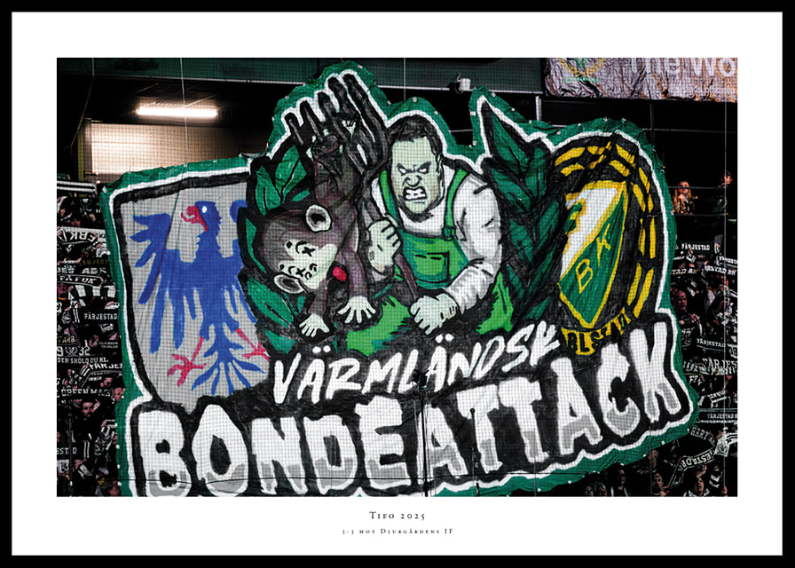 Värmländsk Bondeattack Tifo Färjestad BK 2025-12