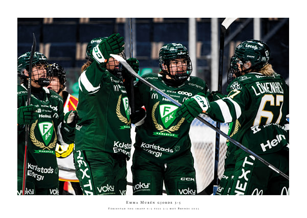 Poster Emma Murén Färjestad BK 2025