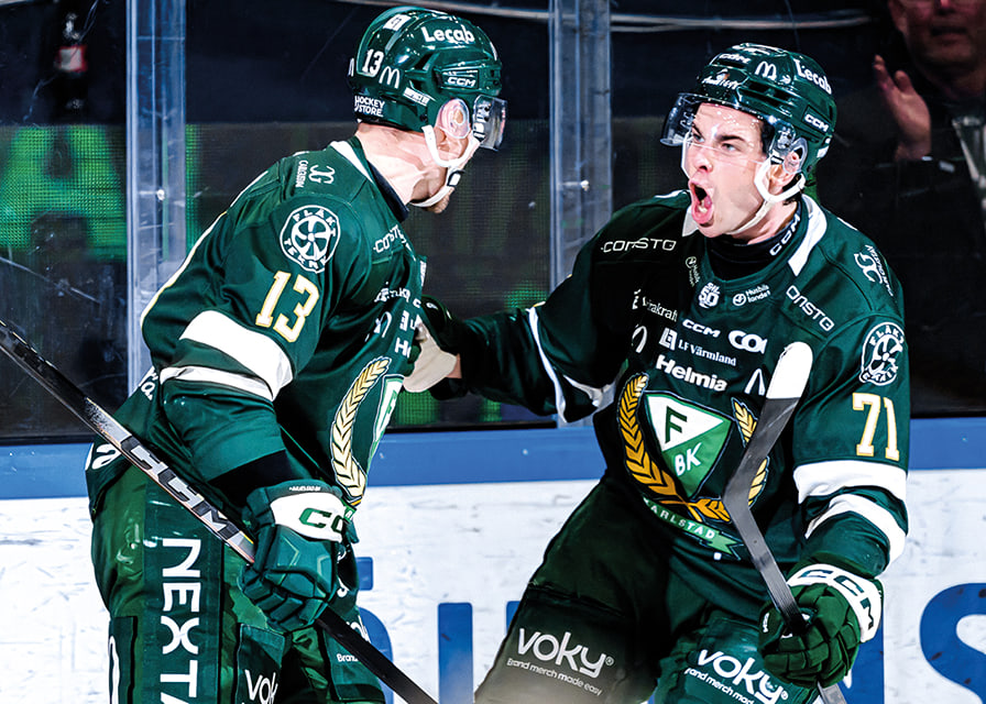 Joel Kellman och Viktor Lodin Färjestad BK 2025-12