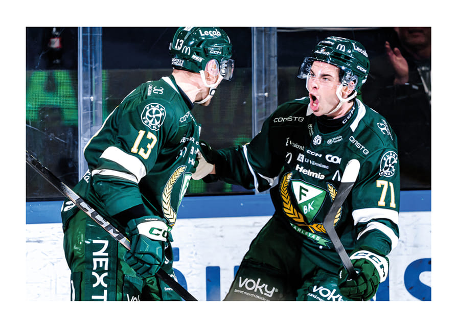Joel Kellman och Viktor Lodin Färjestad BK 2025-12