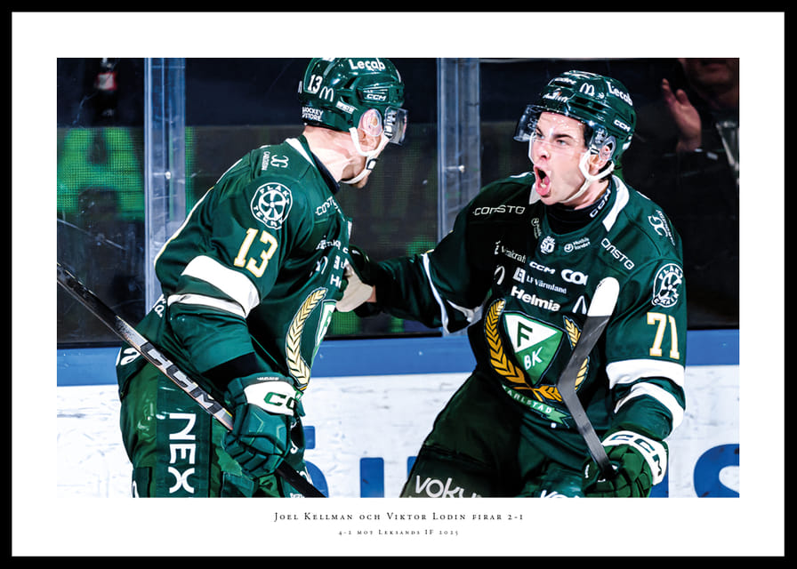Joel Kellman och Viktor Lodin Färjestad BK 2025-12