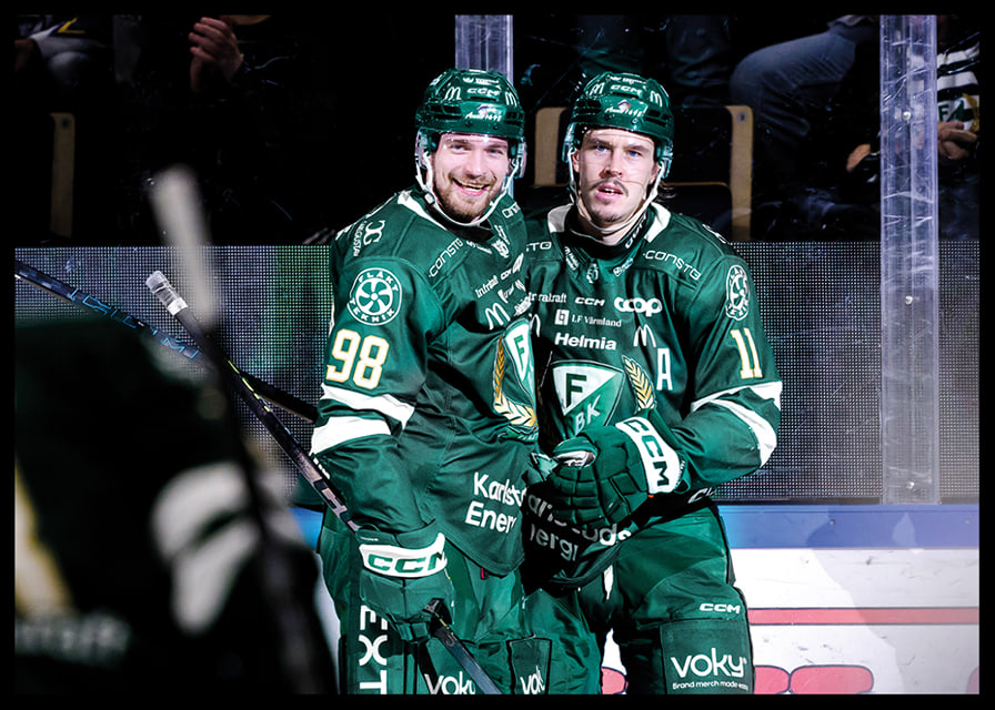 Joakim Nygård och Marian Studenic Färjestad BK Leksands IF 2025-12