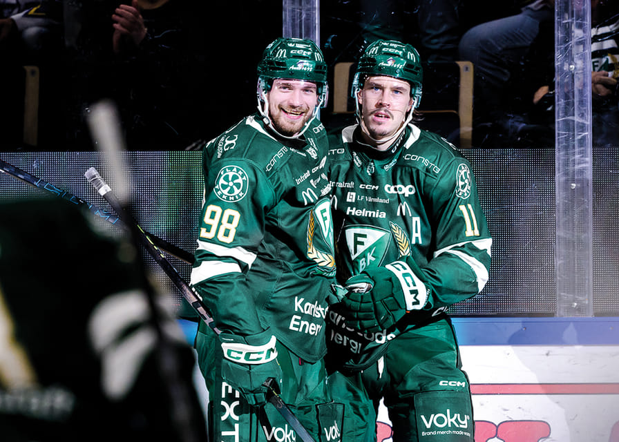 Joakim Nygård och Marian Studenic Färjestad BK Leksands IF 2025-12