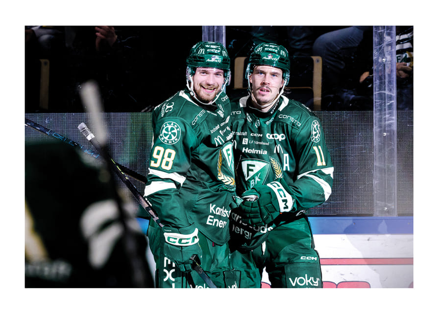 Joakim Nygård och Marian Studenic Färjestad BK Leksands IF 2025-12