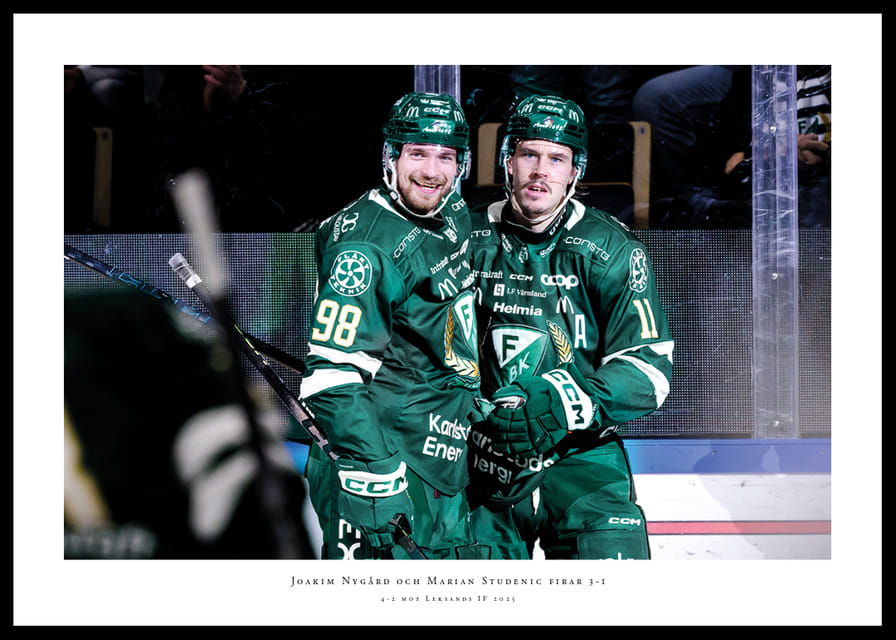 Joakim Nygård och Marian Studenic Färjestad BK Leksands IF 2025-12