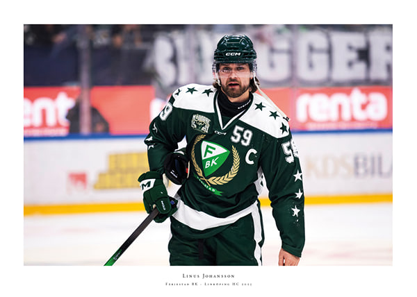 Poster Linus Johansson Färjestad BK 2025