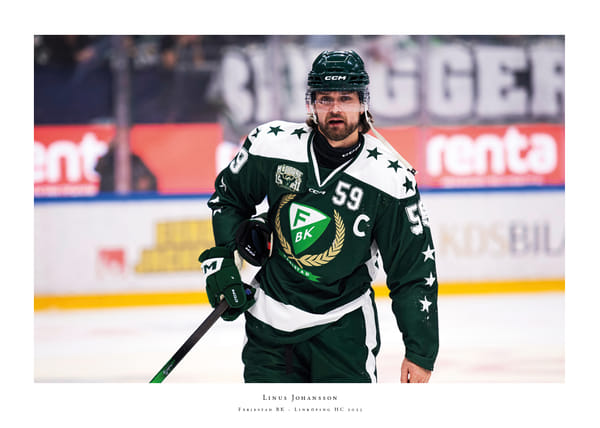 Poster Linus Johansson Färjestad BK 2025