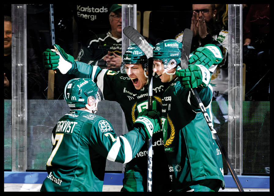 Jack Berglund, Axel Bergkvist och Christoffer Jansson Färjestad BK 2025-12