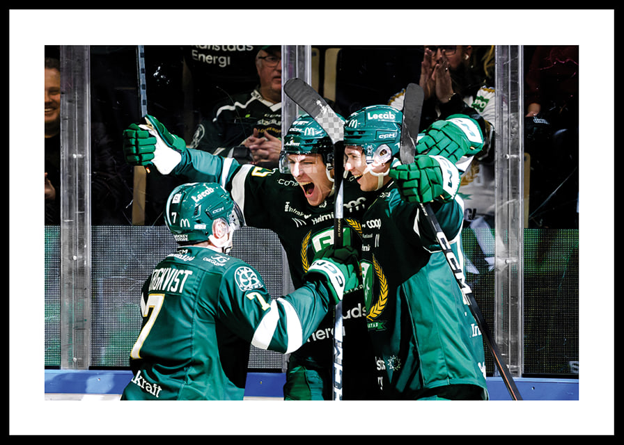 Jack Berglund, Axel Bergkvist och Christoffer Jansson Färjestad BK 2025-12