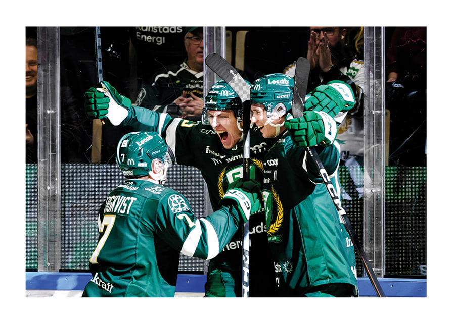 Jack Berglund, Axel Bergkvist och Christoffer Jansson Färjestad BK 2025-12