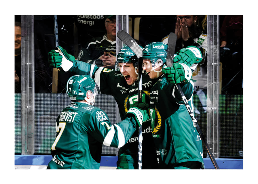 Jack Berglund, Axel Bergkvist och Christoffer Jansson Färjestad BK 2025-12