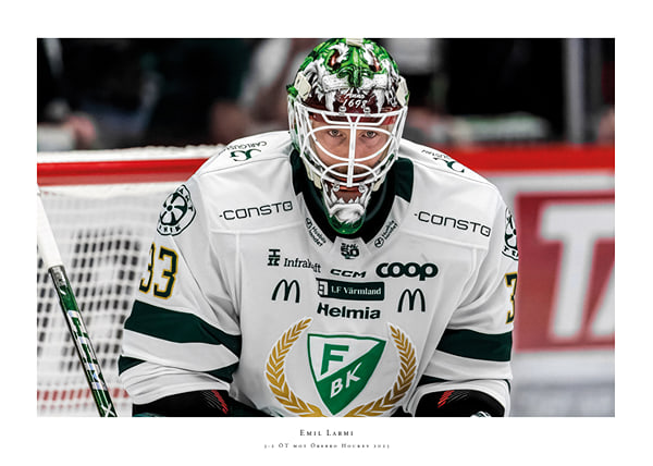Poster Emil Larmi Färjestad 2025 No2