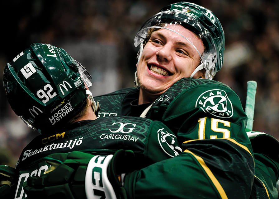 Lucas Forsell och Jack Berglund Färjestad BK Brynäs 2026-12