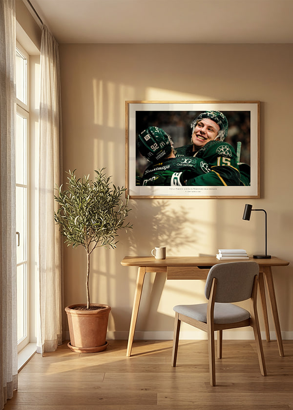 Poster Lucas Forsell och Jack Berglund Färjestad BK 2026 crossfade