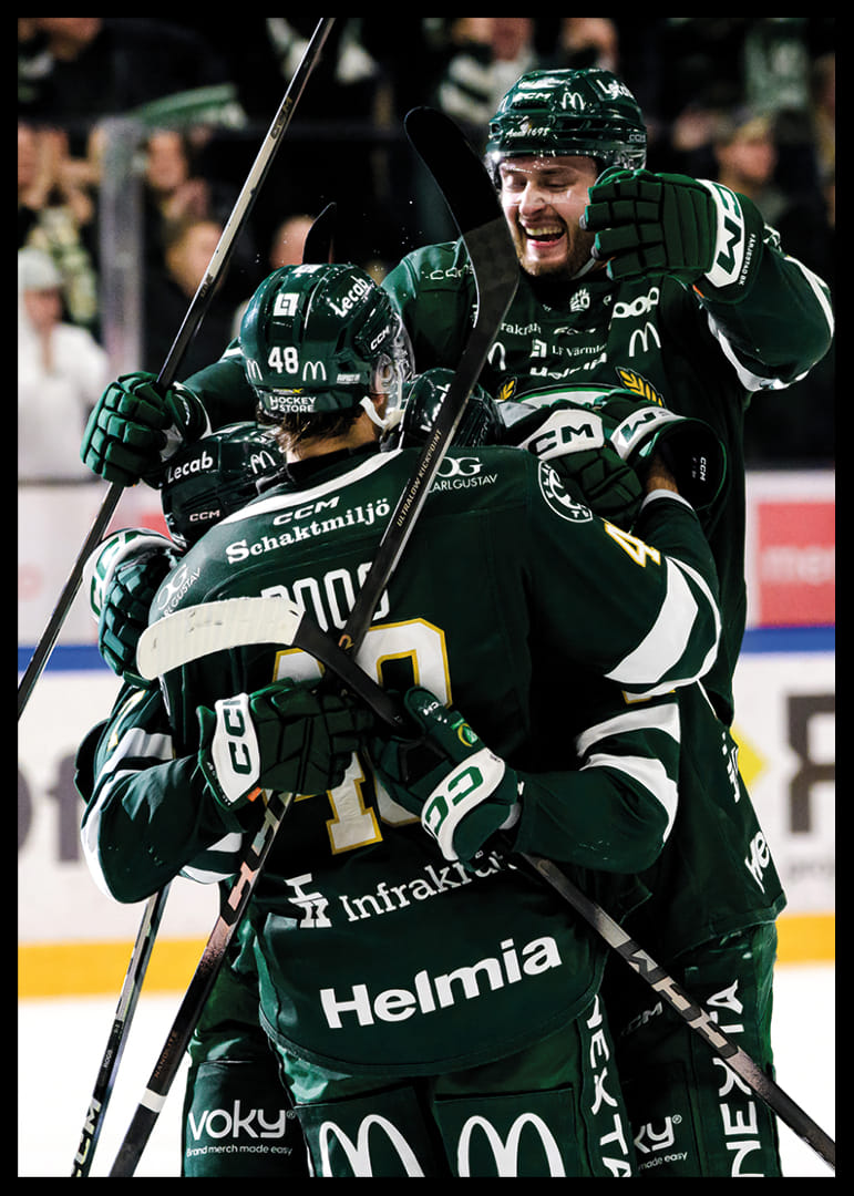 Filip Roos, Radim Zohorna och Marian Studenic Färjestad BK Luleå 2026-12