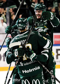 Filip Roos, Radim Zohorna och Marian Studenic Färjestad BK Luleå 2026-5