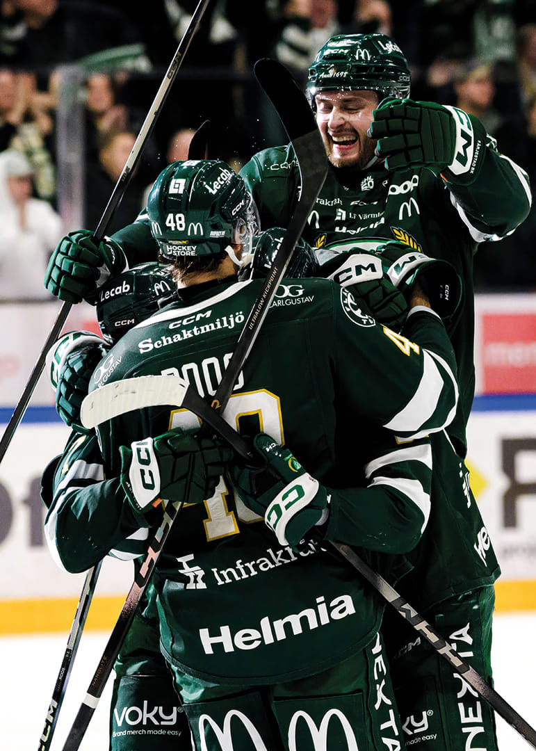 Filip Roos, Radim Zohorna och Marian Studenic Färjestad BK Luleå 2026-12