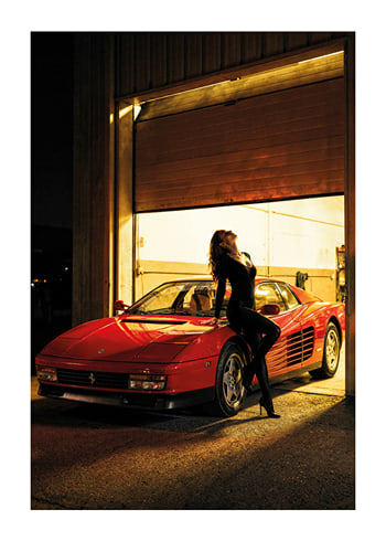 Poster Ferrari Testarossa Nocturnal Elegance 