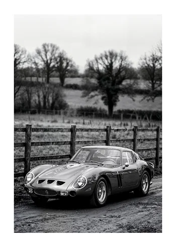 Poster Ferrari 250 GTO Classic Pursuit 