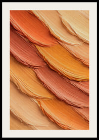 Mjuk akrylvåg i jordnära toner som skapar harmoni.-2