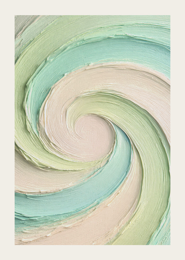 Mjuka virvlar i harmoniska pastelltoner.-12