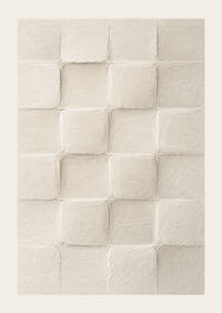 Mjuka fyrkantiga former skapar en lugnande atmosfär.-3