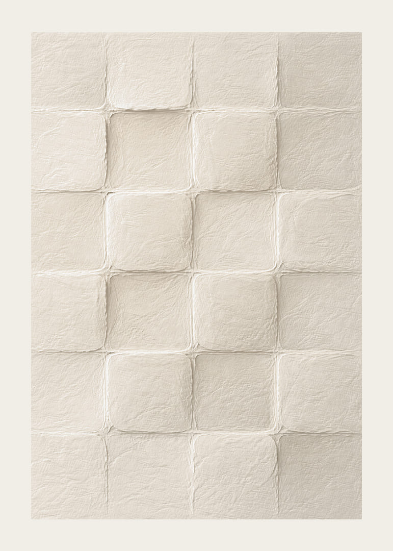 Mjuka fyrkantiga former skapar en lugnande atmosfär.-12