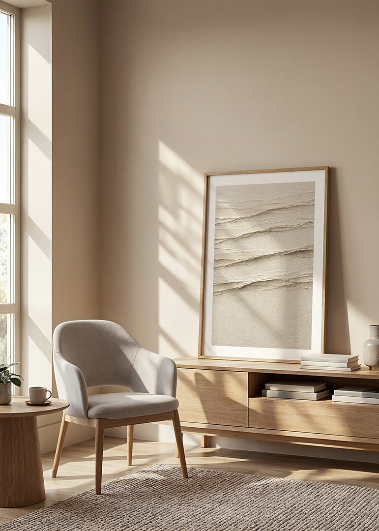 Soft earth tones in a harmonious and calming composition.-12