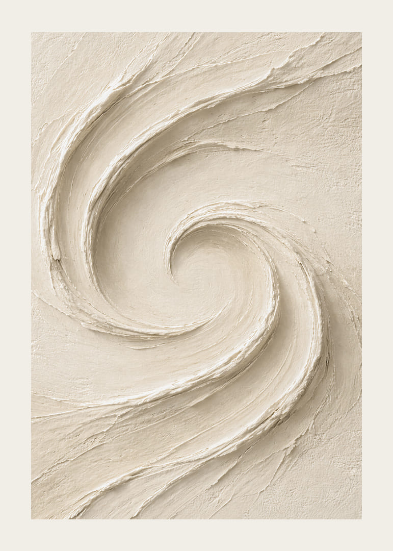 Elegant virvel av naturlig textur i mjuka nyanser.-12