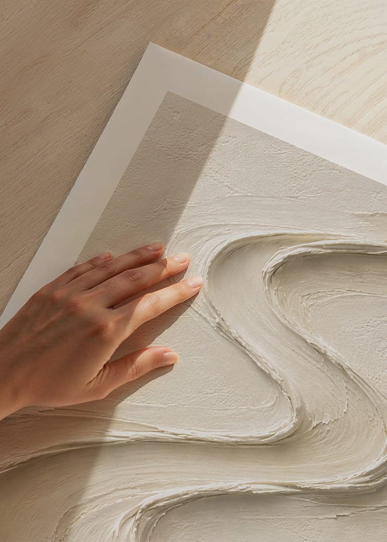 Mjuka kurvor formar en lugn och harmonisk rörelse.-12