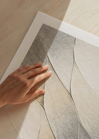 Känsla av lugn med mjuka jordtoner i unika mönster.-5