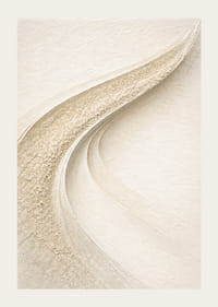 Soft undulating lines in a harmonious sand-toned composition.-3