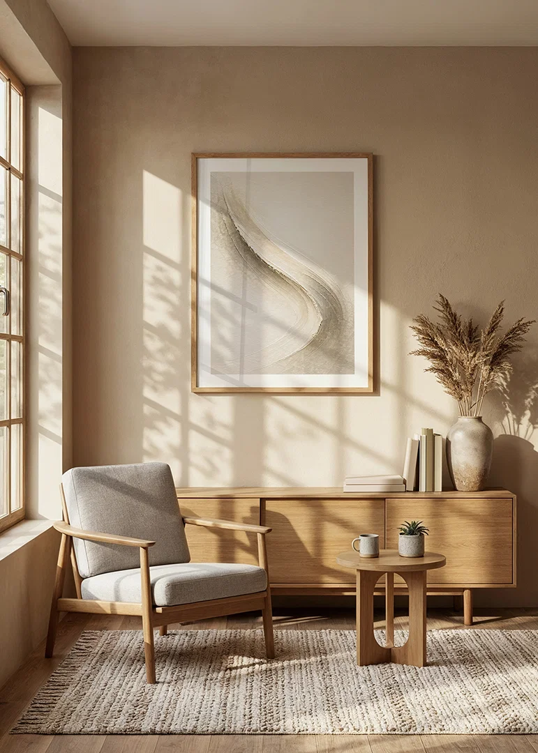 Soft lines create a harmonious balance in the room.-12