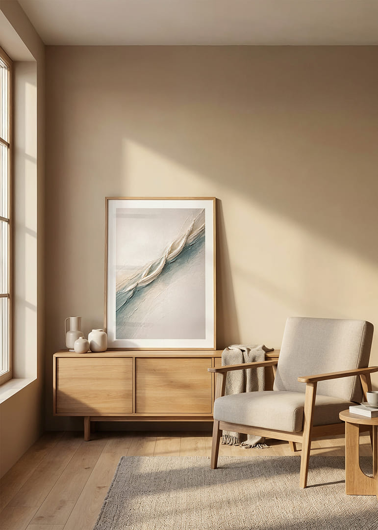 En visuell symfoni av böljande vågor i subtila nyanser.-12