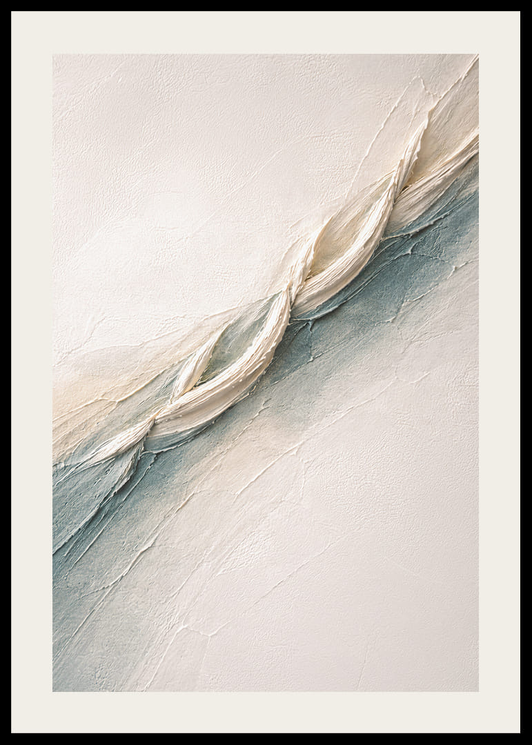 A visual symphony of undulating waves in subtle hues.-12