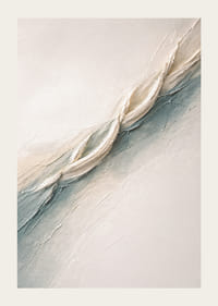 A visual symphony of undulating waves in subtle hues.-3