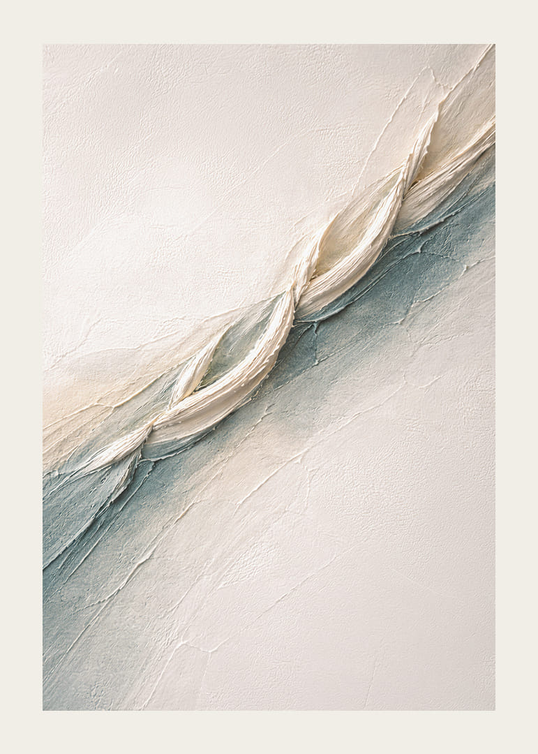 A visual symphony of undulating waves in subtle hues.-12