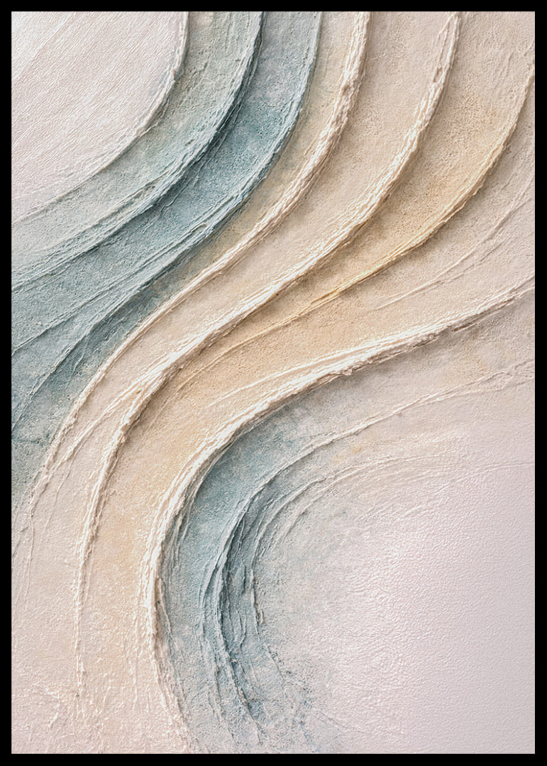 Mjuka vågor av pastellfärger skapar en drömlik atmosfär.-12