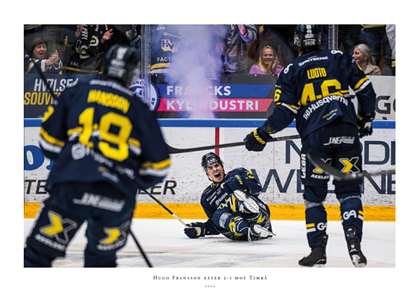 Poster Hugo Fransson HV71 2025 No1