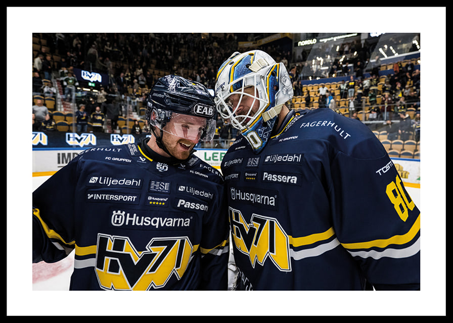 Riley Woods och Frederik Dichow HV71 2025-12
