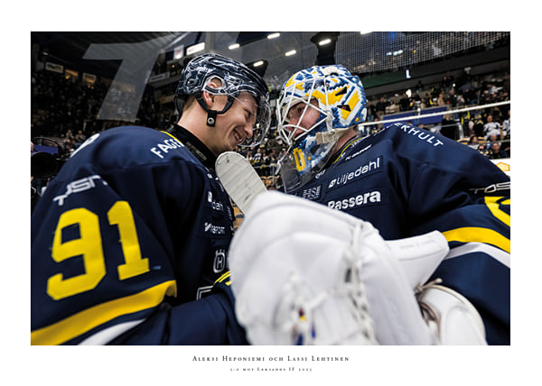 Poster Aleksi Heponiemi och Lassi Lehtinen HV71 2025