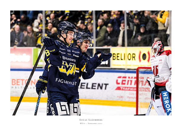 Poster Lucas Lagerberg HV71 2025
