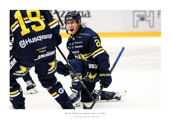 Poster Justin Kloos HV71 2025